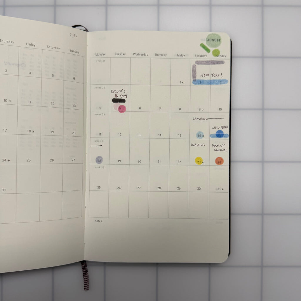 FLIGHT fun fun l semi clear planner sticker